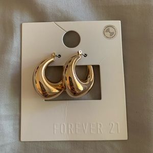 Cute gold earrings
